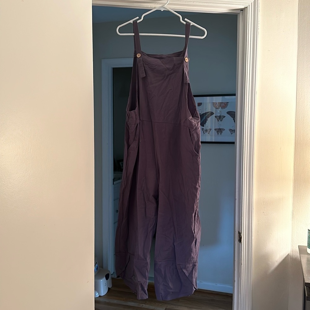 Cute linen overalls